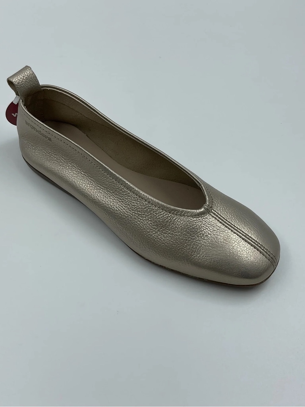 Wonders Pepa Ballet Flats Platino Champagne Metallic Leather EU 36